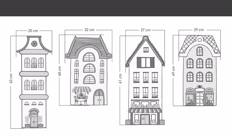 Babylove, Wall Sticker-hus i byen