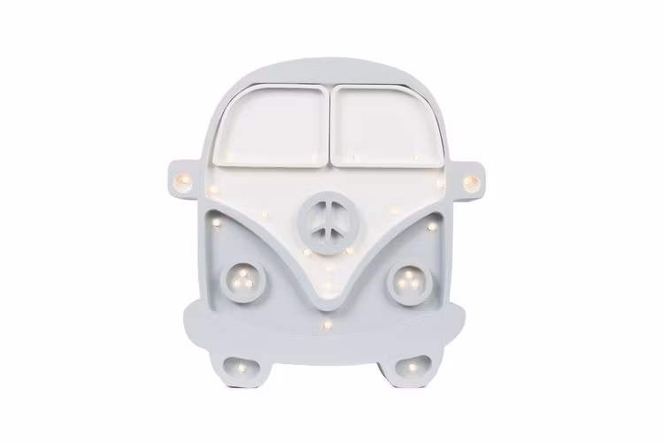 Little Lights, Lampe til børneværelset, Grå bus