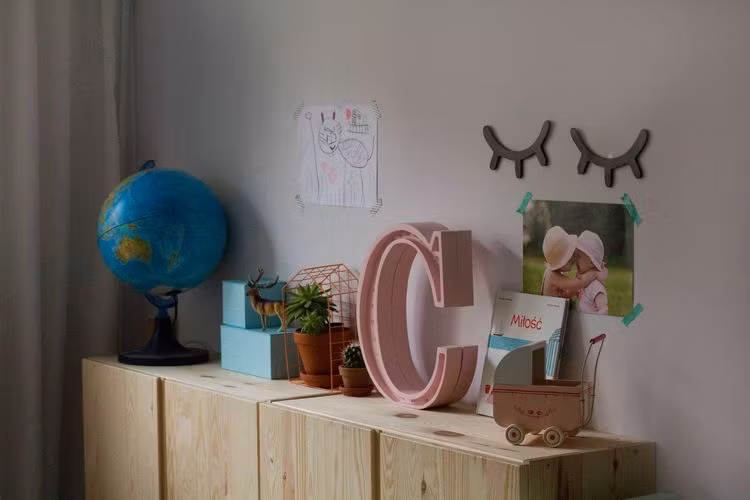 Little Lights Lampe til børneværelset, Bogstav C