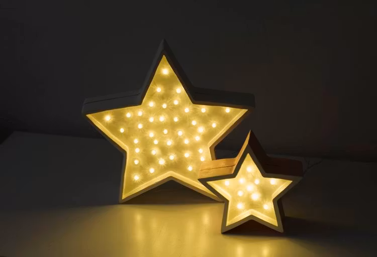 Little Lights, Lampe til børneværelset, hvid stjerne