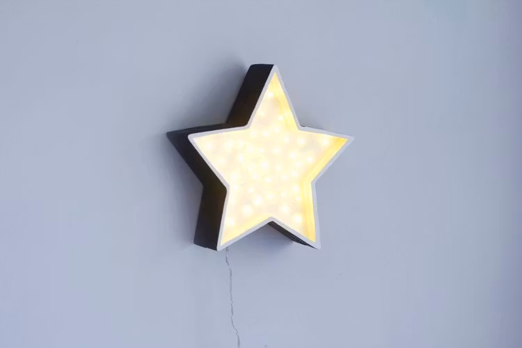 Little Lights, Lampe til børneværelset, hvid stjerne