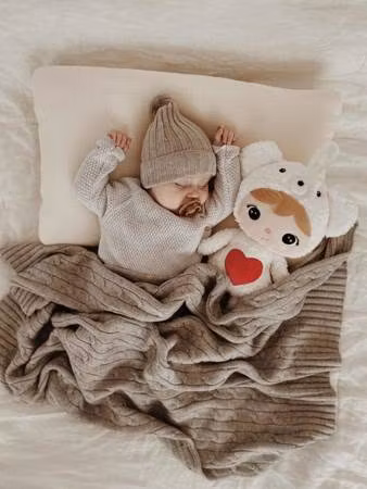 Isbjørn, stor dukke med navn