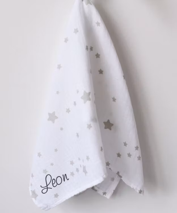 Suttetæppe med navn