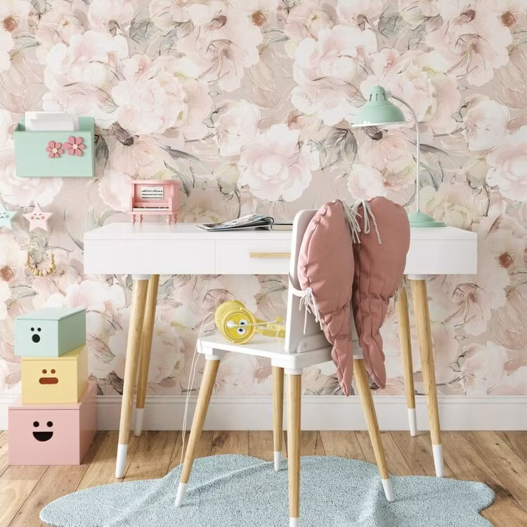 Dekorillo, tapet Pastel peonies