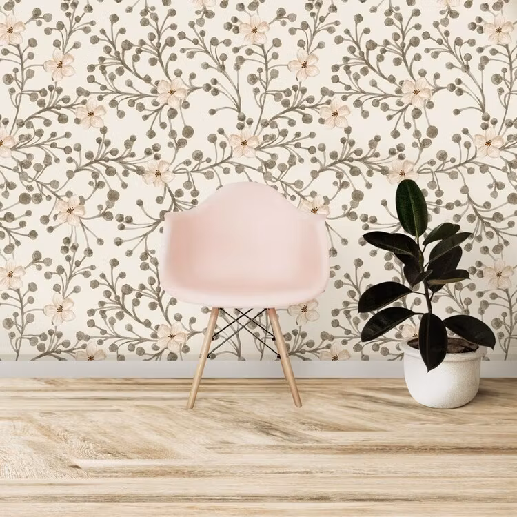 Dekorillo, tapet Romantic flowers