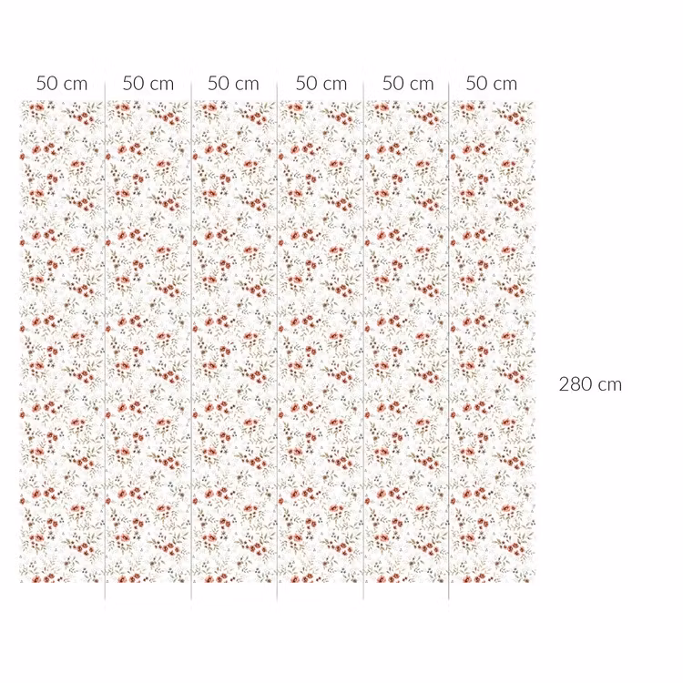 Dekornik, tapet French Folk White