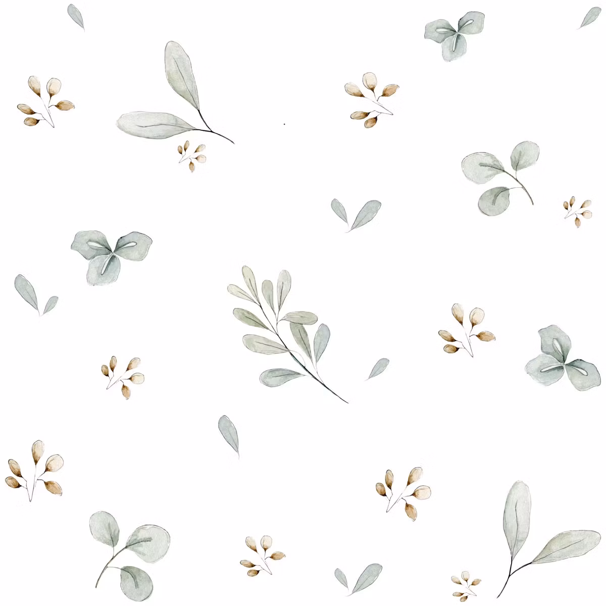 Dekornik, tapet Leaves Minimini