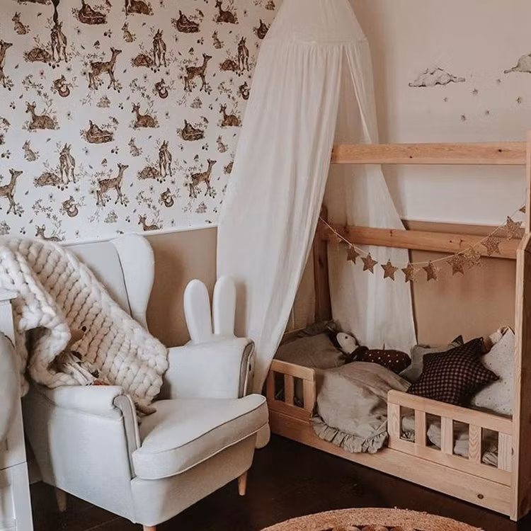 Dekornik, tapet Hjortefamilie