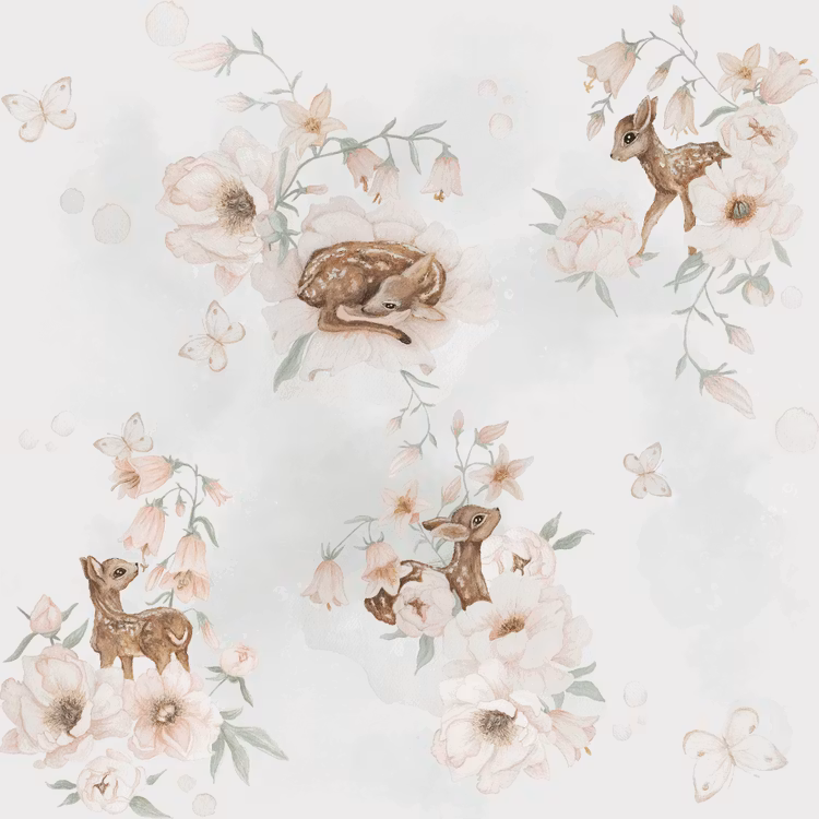 Dekorillo, tapet Spring deers