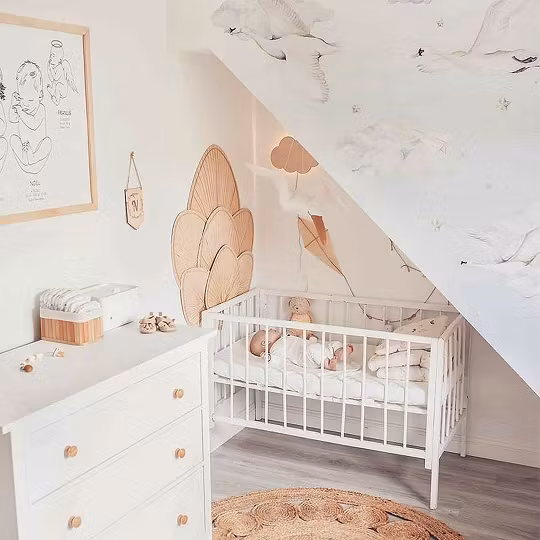 Dekornik, tapet Magic Swans Beige