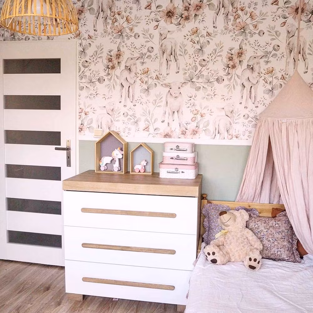 Dekornik, tapet Little Lambs