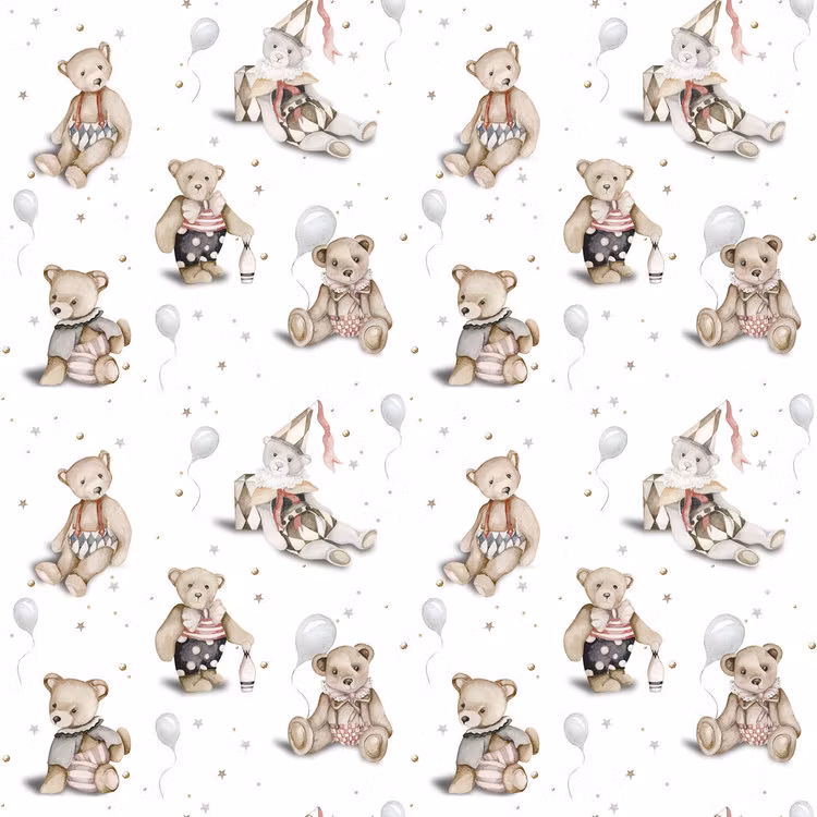 Dekornik, tapet Teddy Bears Small