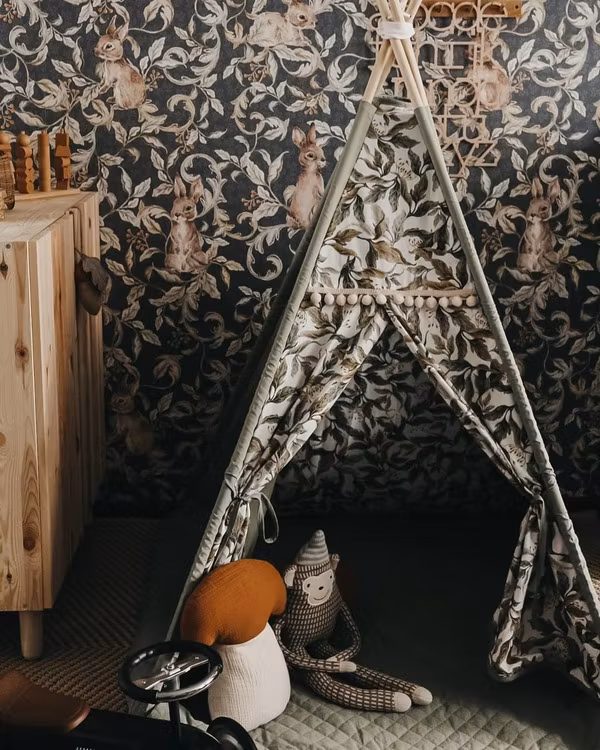 Dekornik, tapet Rabbits Groove Dark