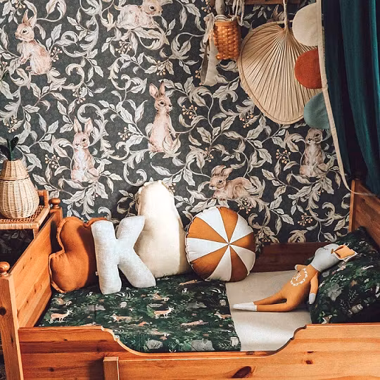 Dekornik, tapet Rabbits Groove Dark