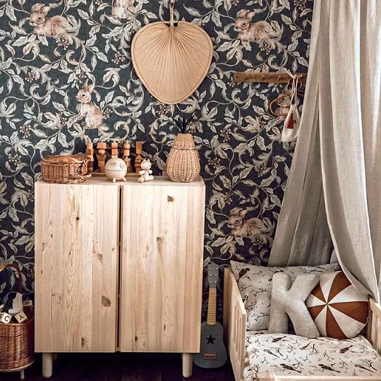 Dekornik, tapet Rabbits Groove Dark