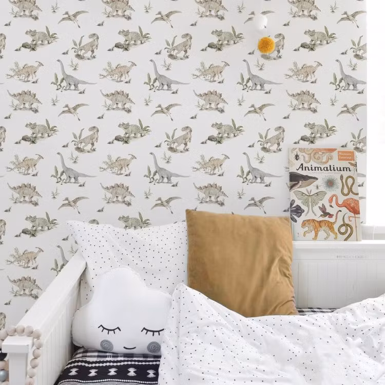 Dekornik, tapet Glade dinosaurer