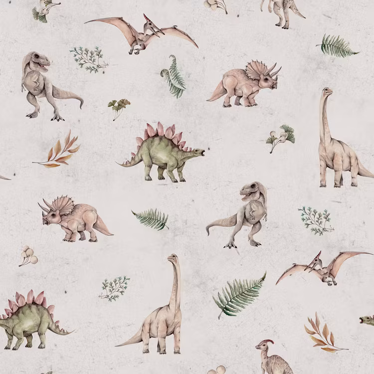 Dekorillo, tapet Grey dinos