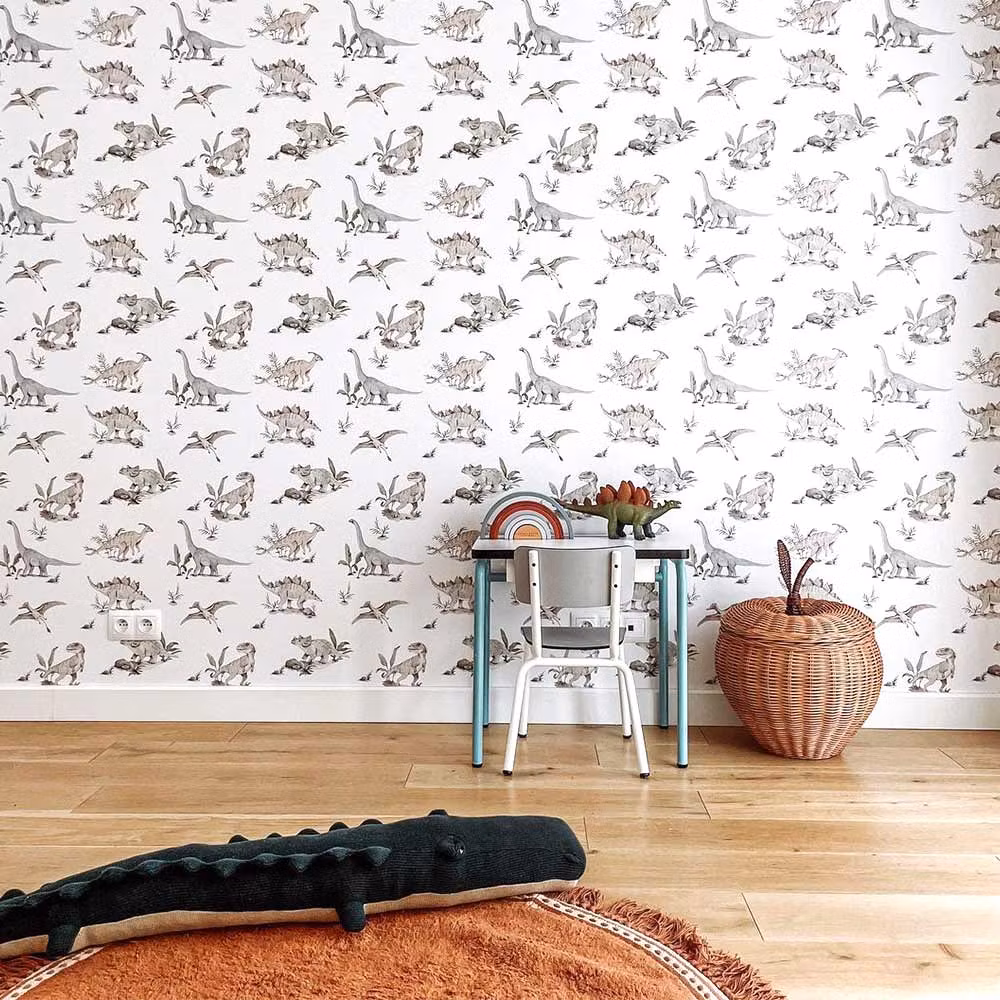 Dekornik, tapet Glade dinosaurer