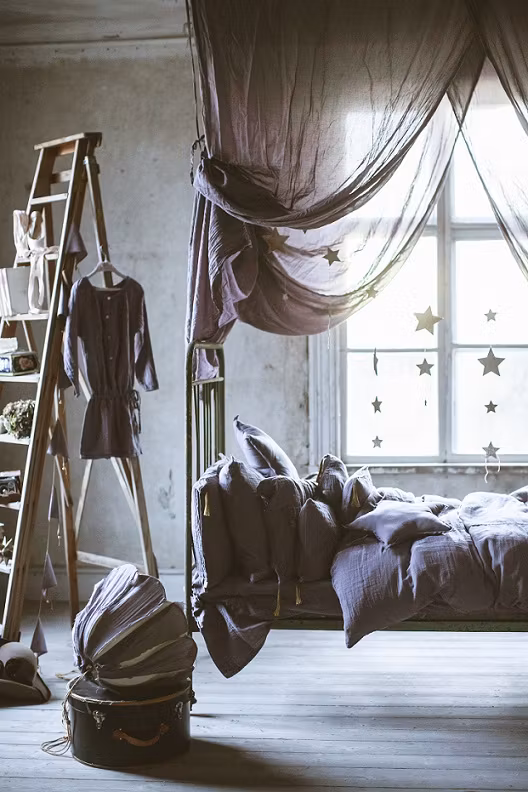 Numero 74, Bed drape sengehimmel, Dusty pink