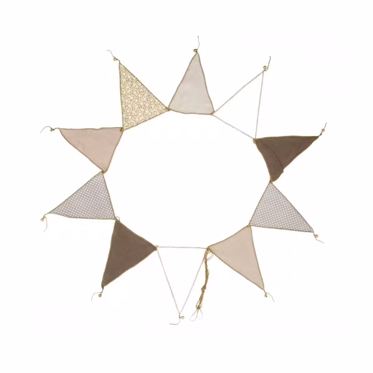 Numero 74, vimpelløkke til børneværelset, Mix beige