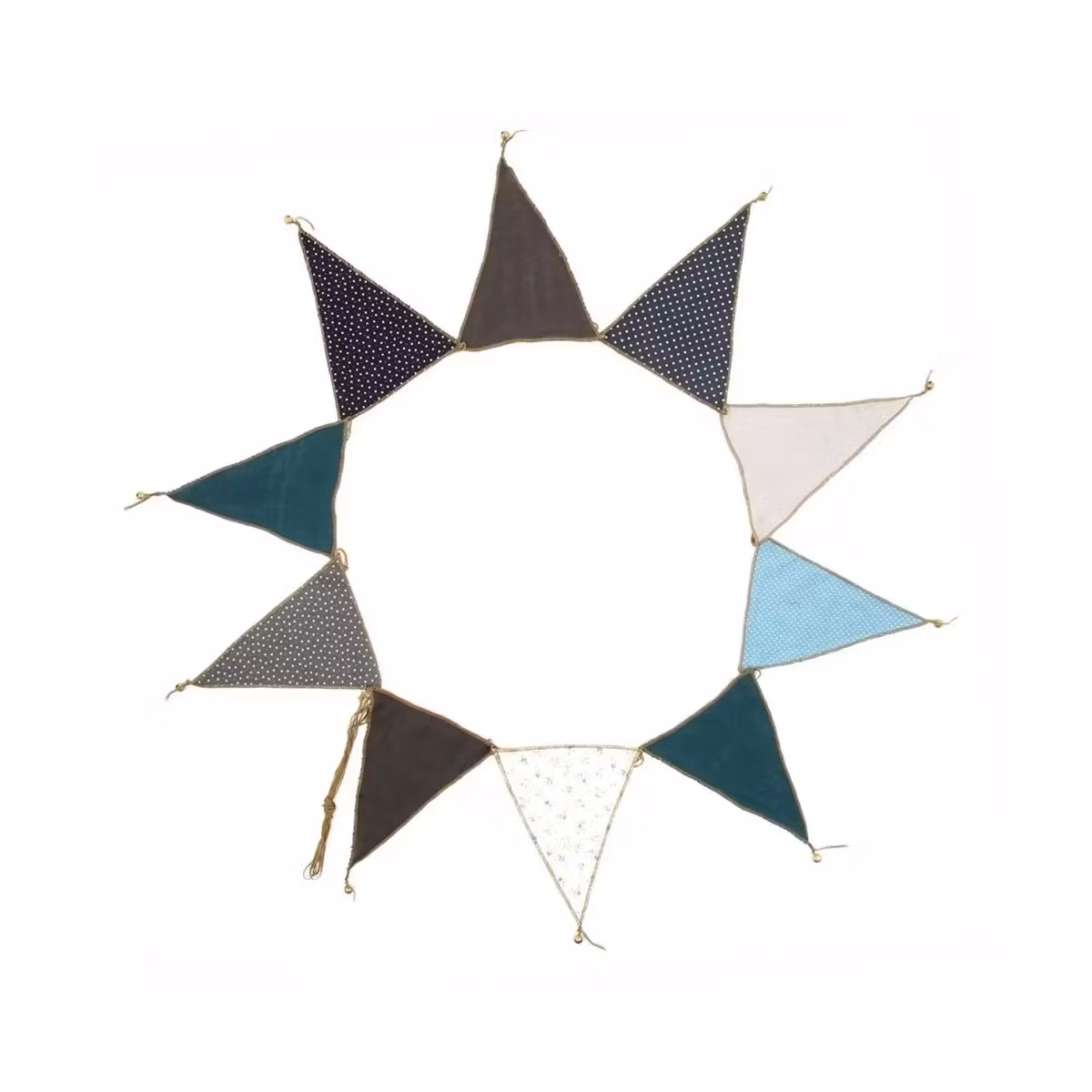 Numero 74, vimpelløkke til børneværelset, Mix blue