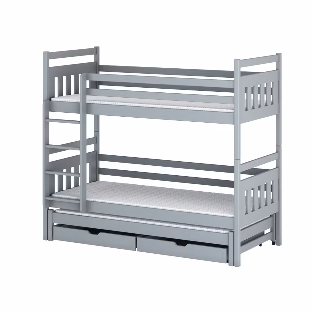 Køjeseng med tre senge, Simon