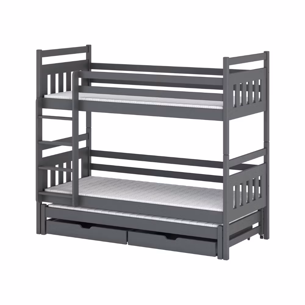 Køjeseng med tre senge, Simon