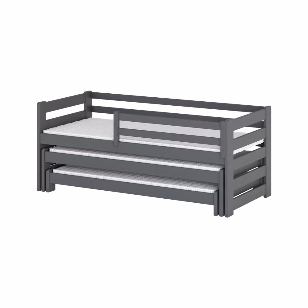 Barnsäng med tre sängar, dagbädd Roy