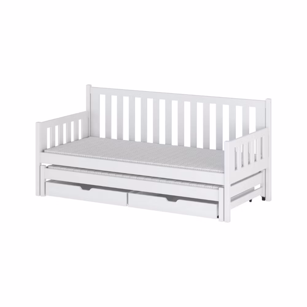 Børneseng/juniorseng med udtræksseng, køkken sofa Siri