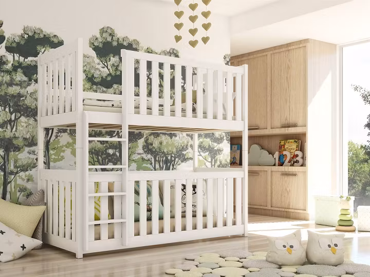 Køjeseng med gelændere, Kalle