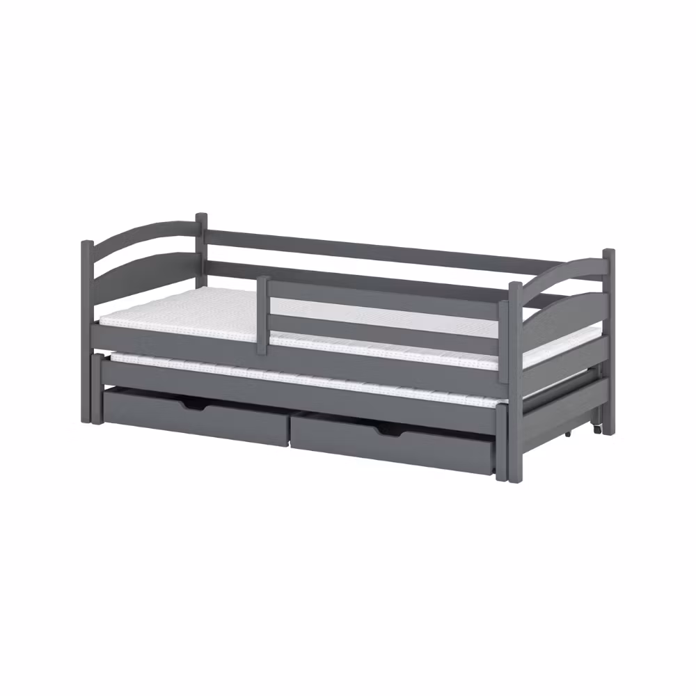 Børneseng/juniorseng med udtræksseng, dagseng Therese