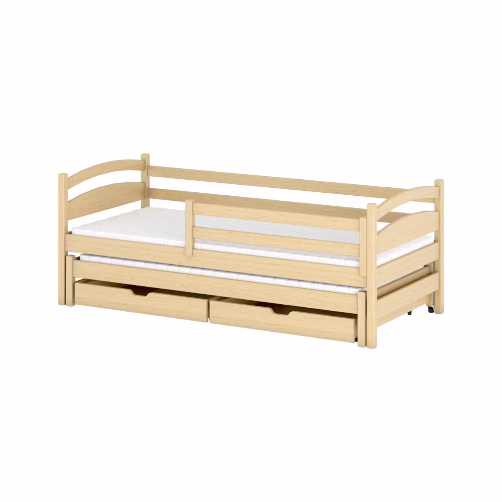 Børneseng/juniorseng med udtræksseng, dagseng Therese