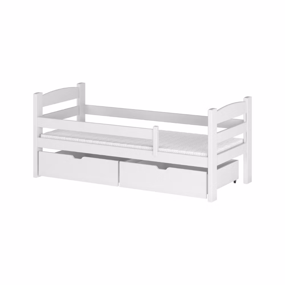 Børneseng /juniorseng med tremme, dagseng Marc