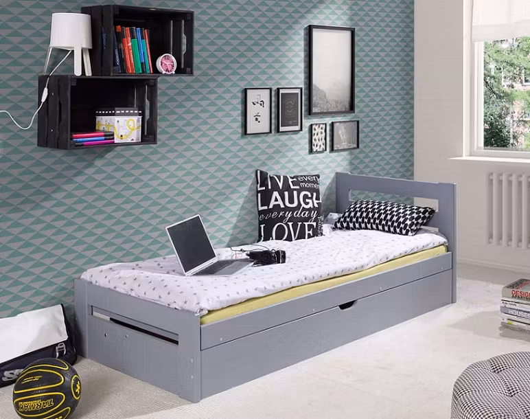 Børneseng med opbevaring Ninni