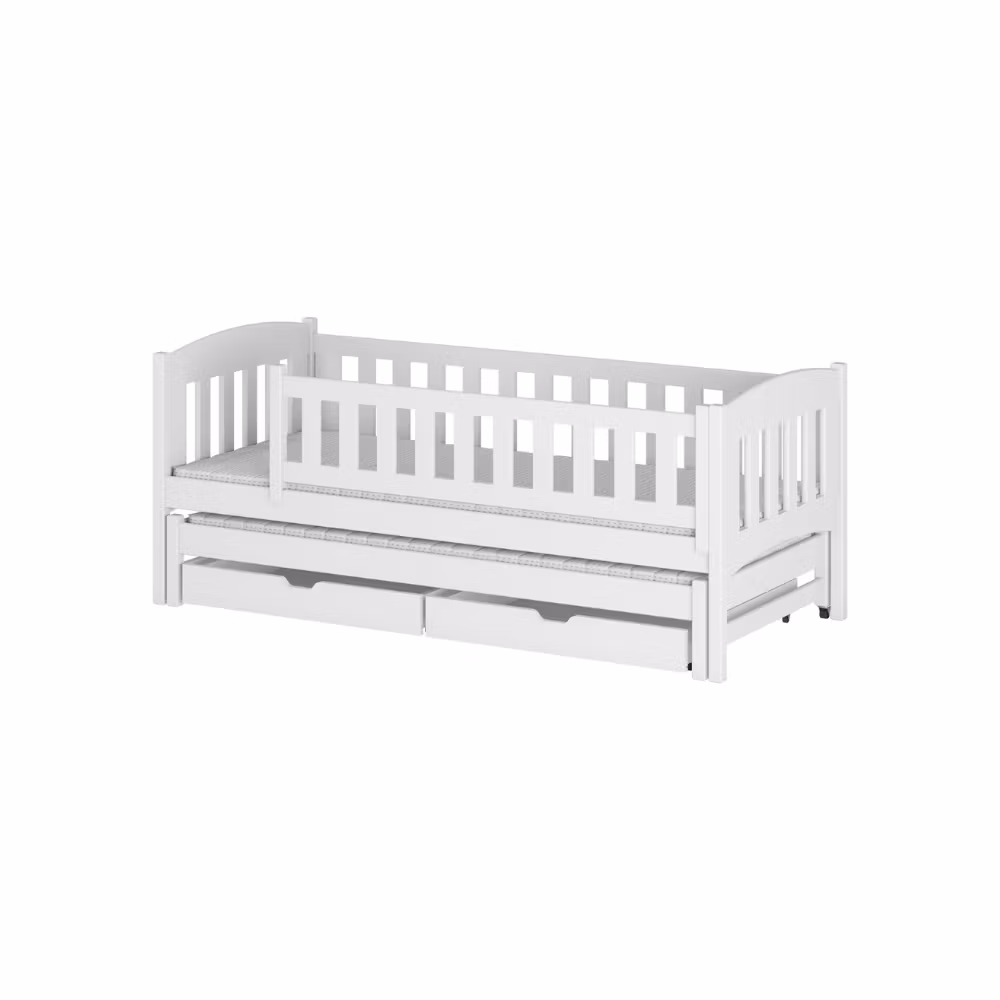 Børneseng/juniorseng med udtræksseng Amber