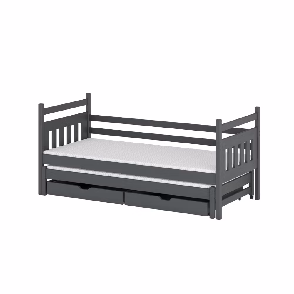 Børneseng/juniorseng med udtræksseng, dagseng Disa