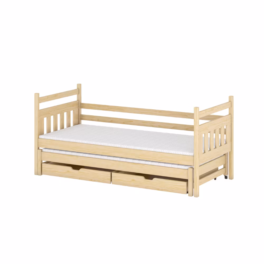 Børneseng/juniorseng med udtræksseng, dagseng Disa