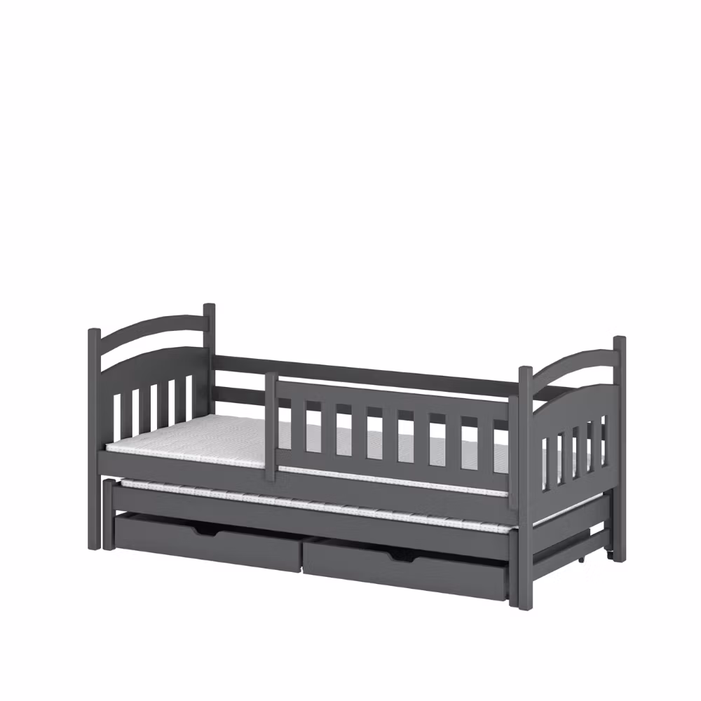 Børneseng/juniorseng med udtræksseng, dagseng Gia