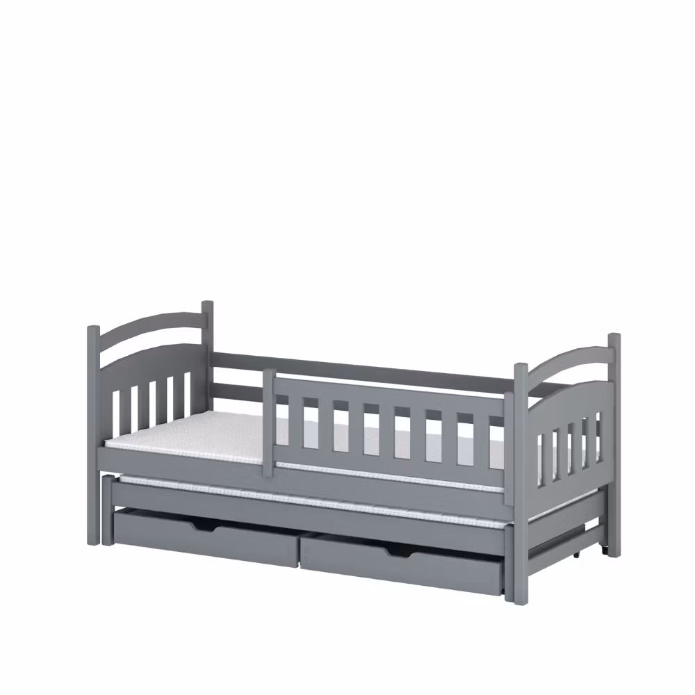 Børneseng/juniorseng med udtræksseng, dagseng Gia