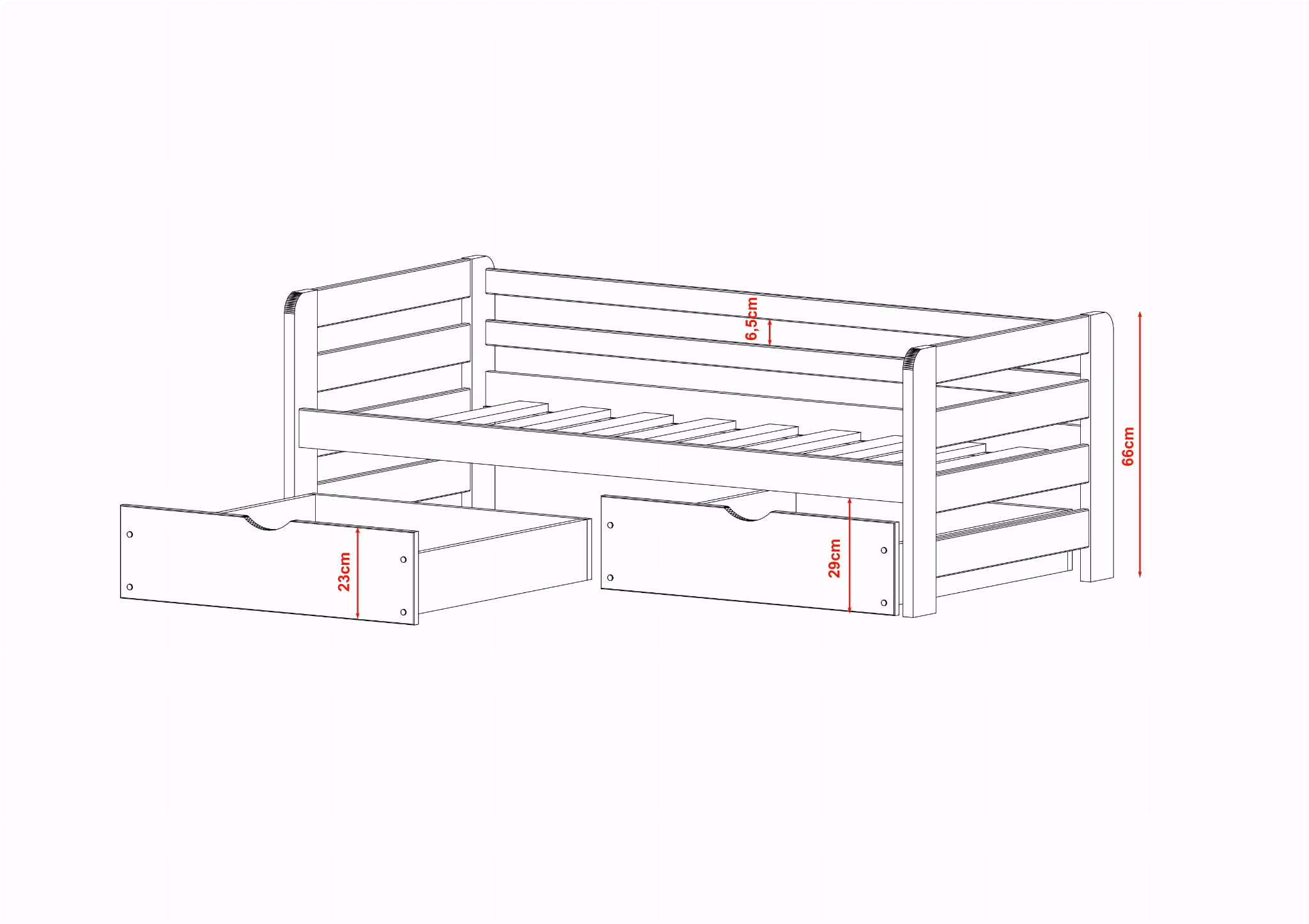 Børneseng dagseng Enzo