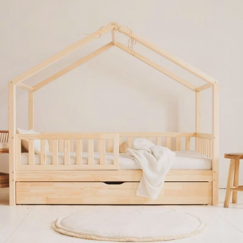 Husseng Karla natur 90x190 cm med udtræksseng