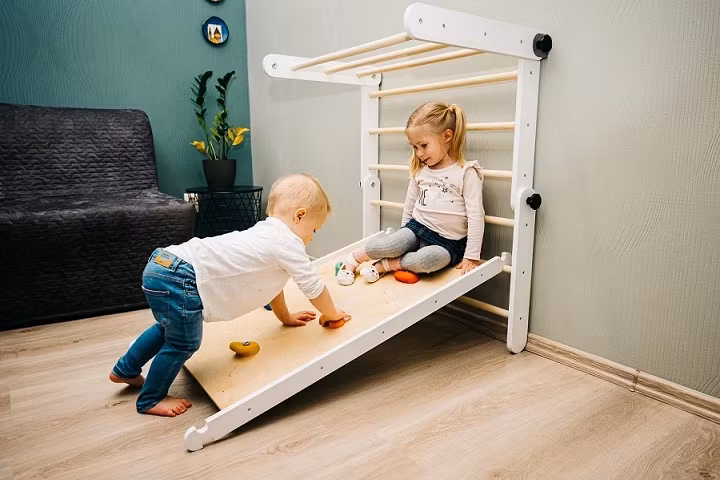 Klatresæt til børneværelset, hvid