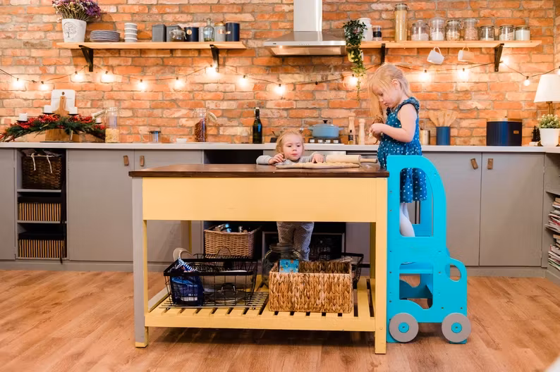 Læringstårn Bil, blå