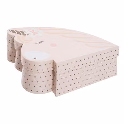 Opbevaringsbokse enhjørning, 2 stk