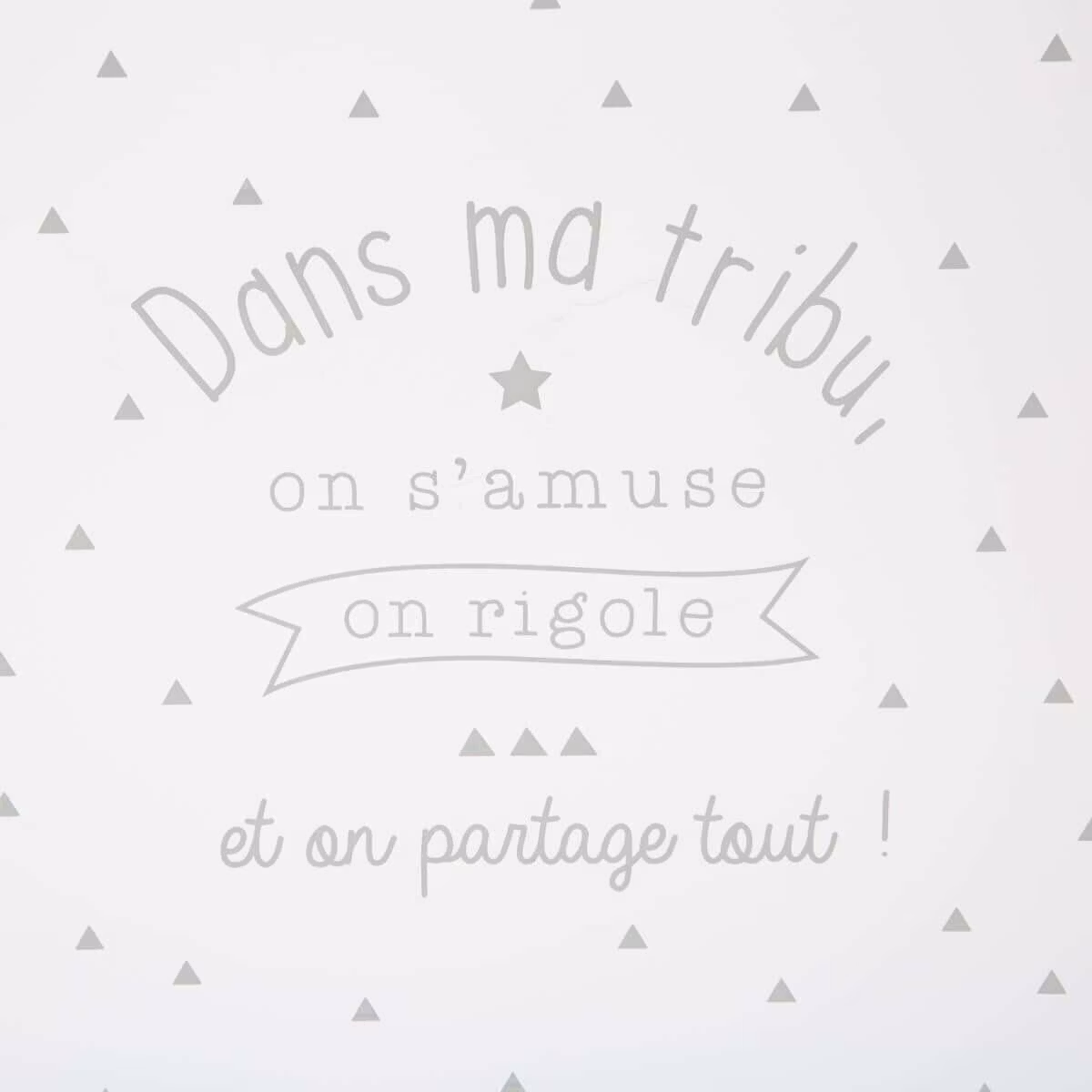 Grå/hvid opbevaringskiste