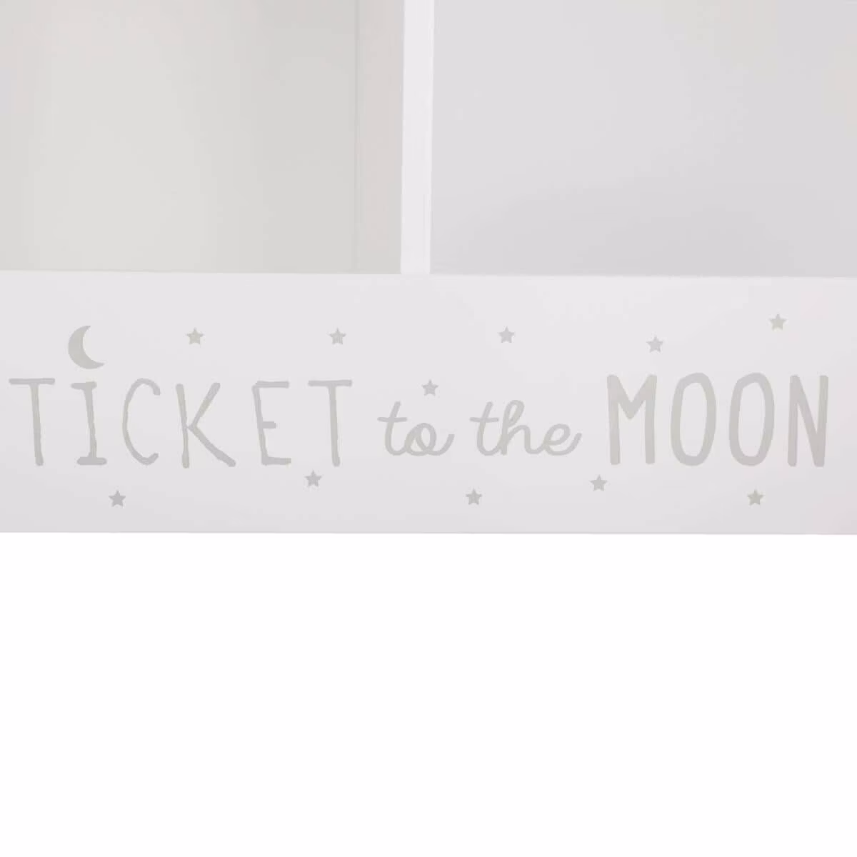Hvid bogreol, Ticket to the moon
