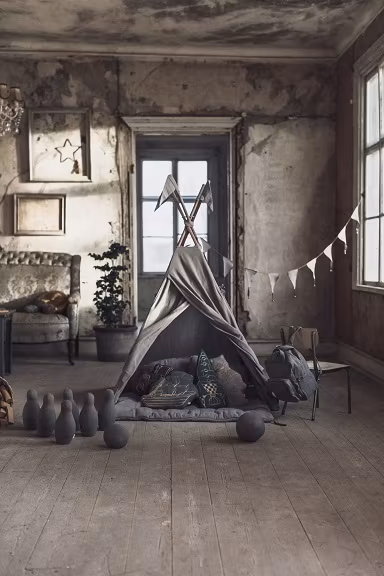 Numero 74, tipi telt til børneværelset, Silver Grey