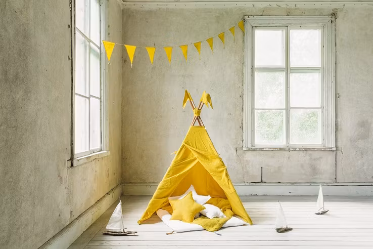 Numero 74, tipi telt til børneværelset, Powder