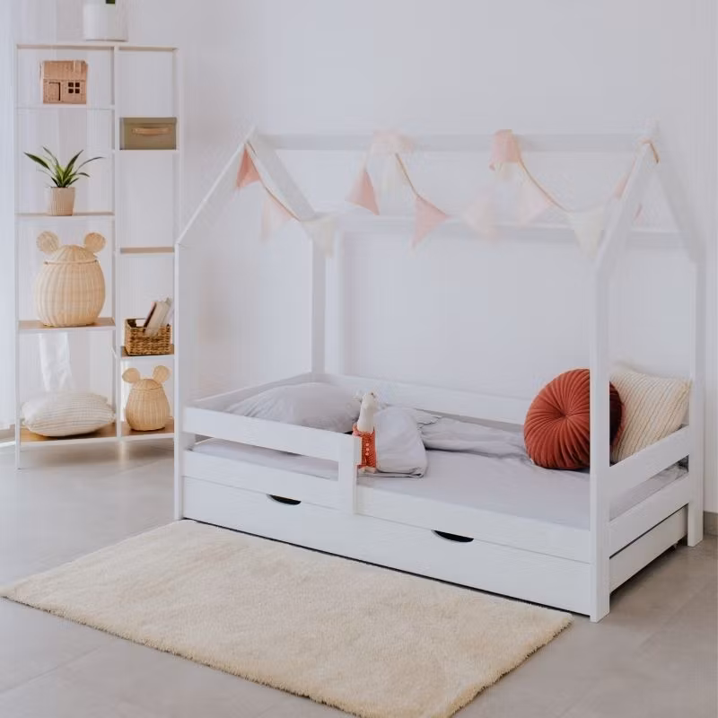 Hvid husseng eco junior 80x160