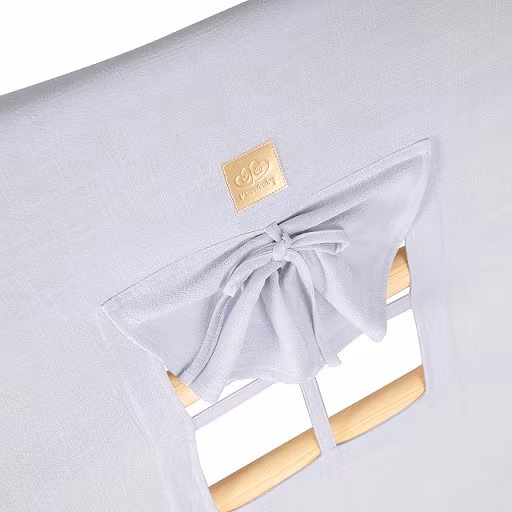 Meow, klatretrekant tipi stigehus, gråblå